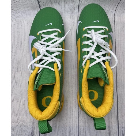 Authentic Oregon Ducks Nike Alpha Menace Football Cleat Men 12.5W Player Edition